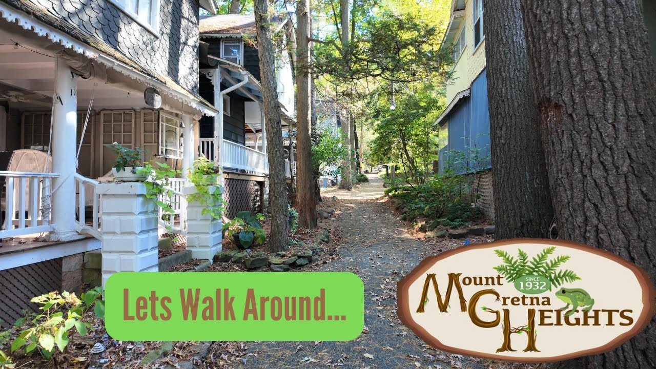 A walk around Mt. Gretna Campmeeting, Pennsylvania - Fall 2024