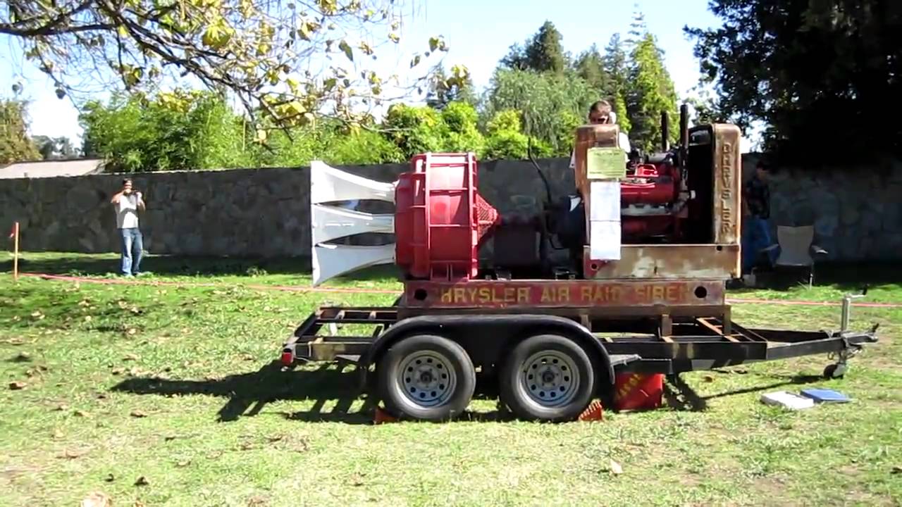 Chrysler air raid siren video #4