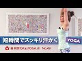 シンプルに動いて汗かいたら身体スッキリ！立位のヴィンヤサYOGA