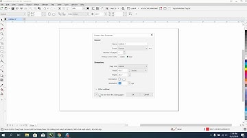 Corel Draw Tips & Tricks New Document Box missing or not