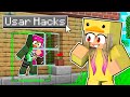 USO HACKS PARA GANAR LAS ESCONDIDAS EN MINECRAFT CON ELA Y CHOCOBLOX!