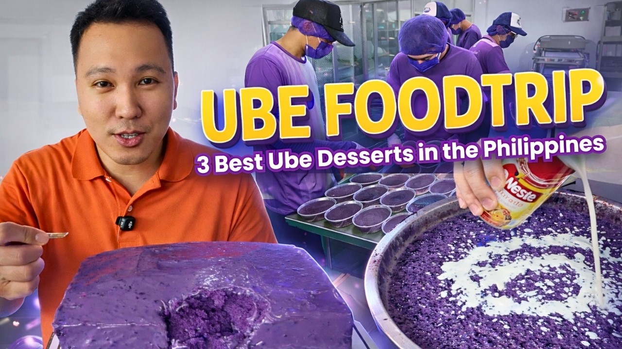 UBE FOODTRIP! 3 Best Ube Desserts in the Philippines 🇵🇭💜