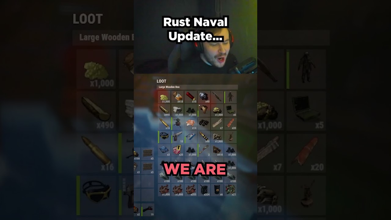 Our BOATS MERGED together?! 😂🤣 #hjune #rust #shorts