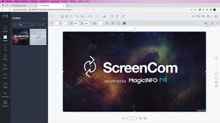 MagicInfo Services shows how to trigger content based on air gesture control screenshot 2