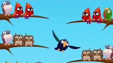 Color Bird Sort - Puzzle Game - Level 11-20 Gameplay | NOOB vs PRO vs MASTER vs HACKER