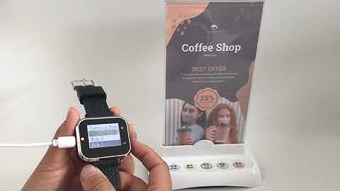 CATEL Wireless Calling System Call Button CTTN85 Watch Receiver CTW06 for restaurant, cafe, bakery