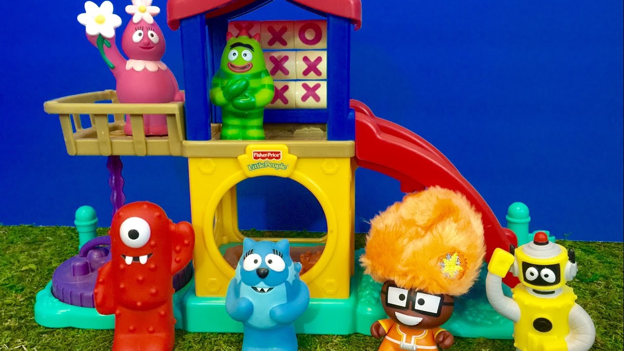 YO GABBA GABBA Toys Playground Fun! 