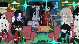 Hashira Reaction to Giyukana Friendship//Demon Slayer//Night Fall