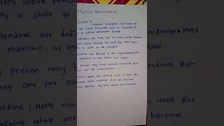 Maximo Administration #maximo #administration #viral #youtubeshorts #trending #studymotivation