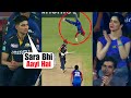 Shubman gill stunted when sara tendulkar appreciating rishabh pant 90 degree angle catch dc vs gt