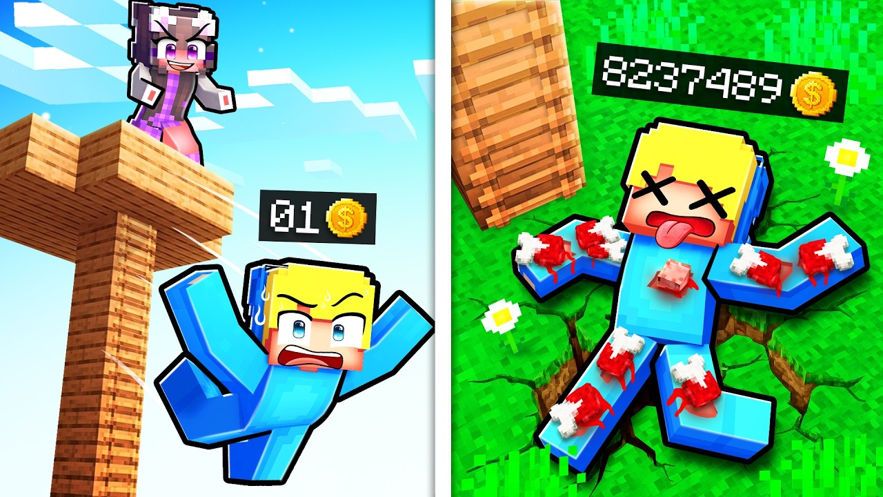 Minecraft, aber Knochen BRECHEN macht dich zum Millionär!