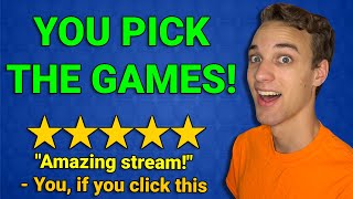 🔴 LIVE! | You Pick the Games! | Roblox & More Stream!