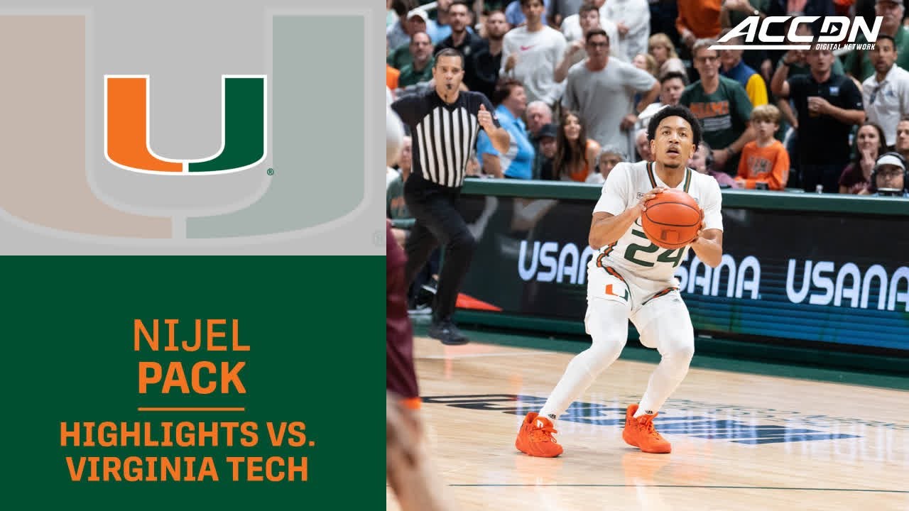 Miami's Nijel Pack Set The Net On Fire In 2nd Half YouTube
