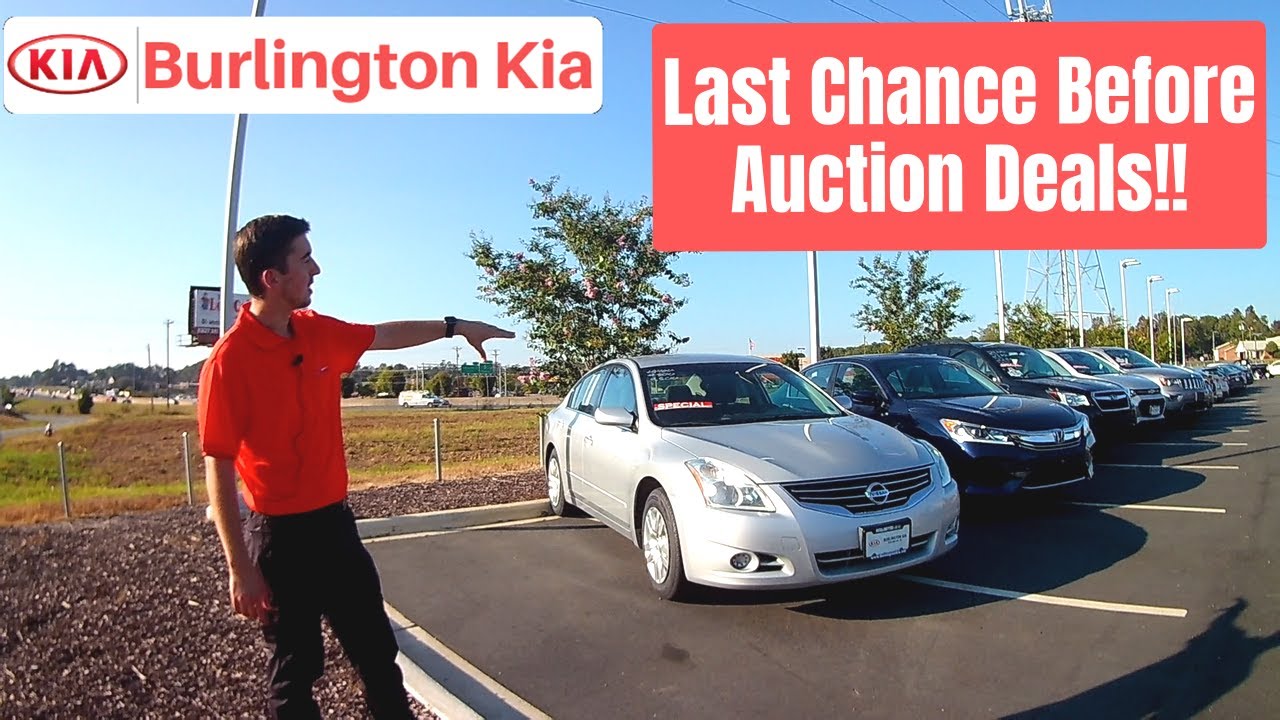 Last Chance Before Auction Deals - Burlington Kia