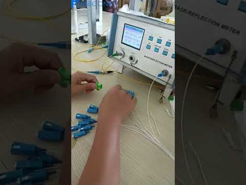 Test IL Steel Tube Mini Module Type 1X16 Fiber Optical PLC Splitter with Sc/APC Connector