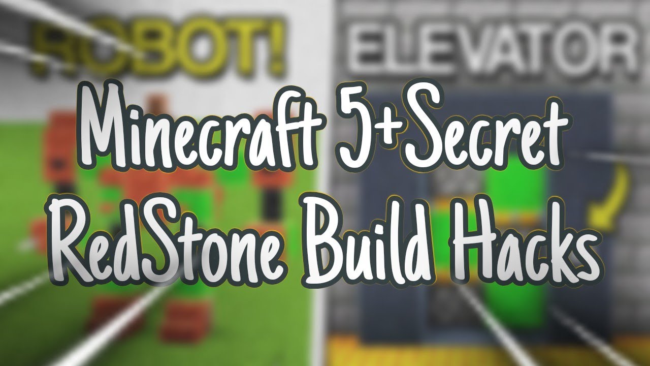 Help Redstone Builds This Hacks Help To Improve Your RedStone Builds🤫 - YouTube