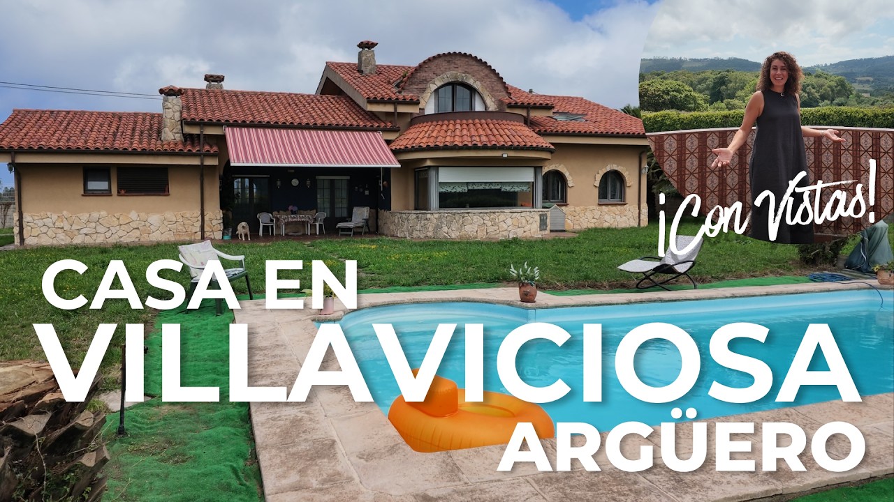 🏡 CASA CON PISCINA EN ARGÜERO, ASTURIAS | 4 DORMITORIOS Y 3.500 m² DE FINCA