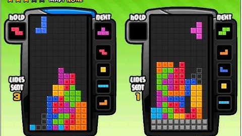 Tetris Friends ~ Battle 2P #1 ~ vs. ghea17