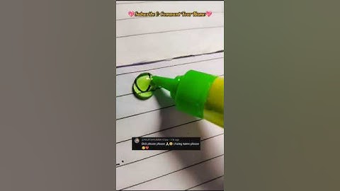 Calligraphy bubble art💭Tag to C ❤#name #writing #artscraft #funny #art #youtube #trending #shorts