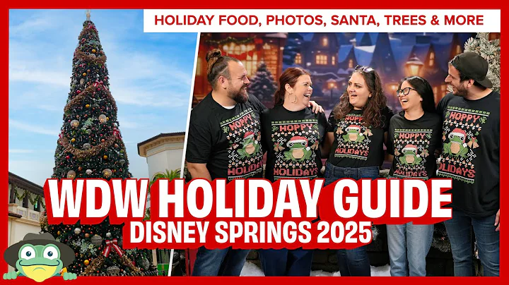 Disney World Holiday Guide to Disney Springs 2025! Jock Lindsey's, Santa, Christmas Trees & More!
