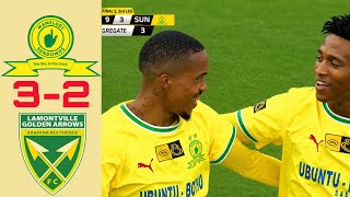 Mamelodi Sundows vs Golden Arrows | MTN 8 SEMI FINAL | HIGHLIGHTS AND GOALS