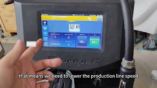 Videojet 1240 Printhead 1 Speed Detection Timeout
