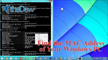 How to Find MAC Address of Your Windows PC | Windows Tutorial | theDaw