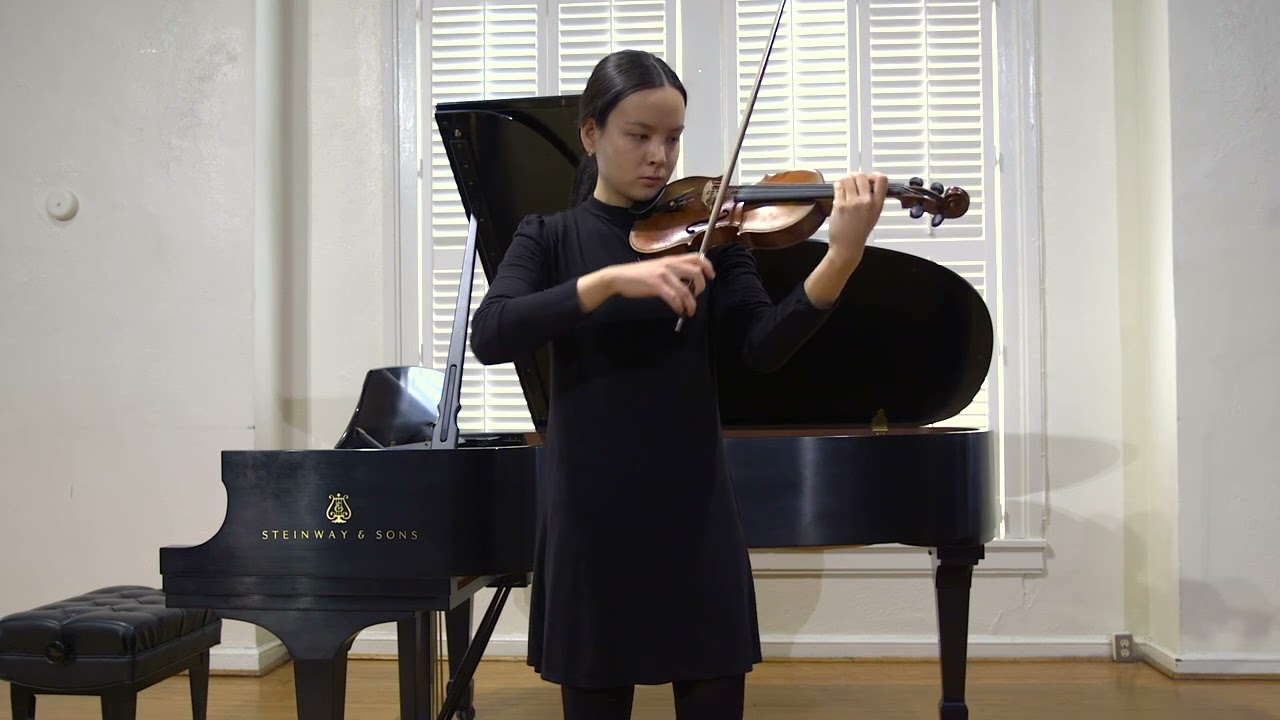 Maya Liu - JS Bach - Violin Sonata #3 in C Major, BWV 1005: I. Adagio