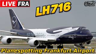 🔴LIVE Planespotting Frankfurt Airport LH716 D-ABYN ready for Take Off🛫👋