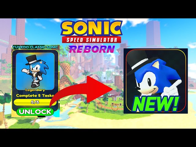 Roblox: Sonic Speed Simulator - Tuxedo Classic Sonic Announcement