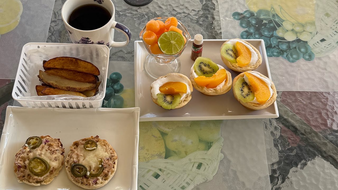 En vivo 🛑 tuna melt panecillos fruta y cafe #recetas