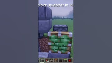 Double block swapper in Minecraft #shortsviral #minecraft #videoviral #gt #gym #fyp #foryou #shorts