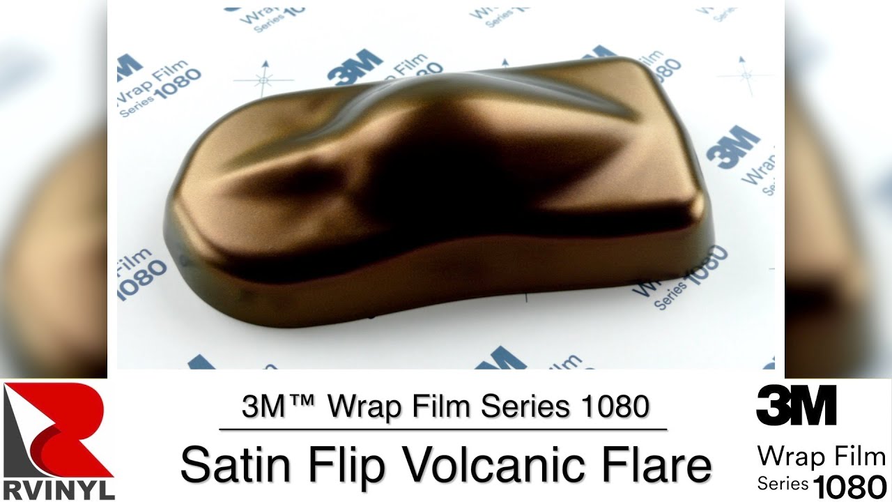 3M™ Wrap Film Series 1080 Satin Flip Volcanic Flare SP236 Vinyl YouTube