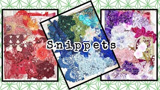 🦋NEW Etsy Items: Snippet Bundles w/ appliqués, trims, & lace!! (4 colors)