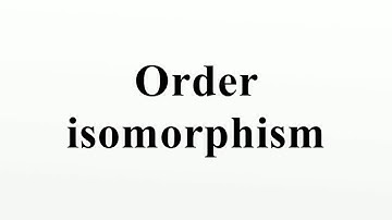 Order isomorphism