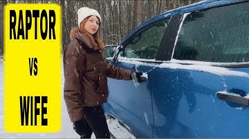 My Wife took the wheel of Ford  Raptor. See what happened!