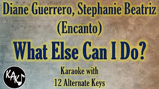 What Else Can I Do Karaoke - Encanto Instrumental Lower Higher Male Original Key