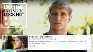 video thumbnail for: Logan Paul Models During Entire Apology lol