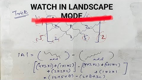 Short method to find determinant #mathematics #determinant #uplt ...