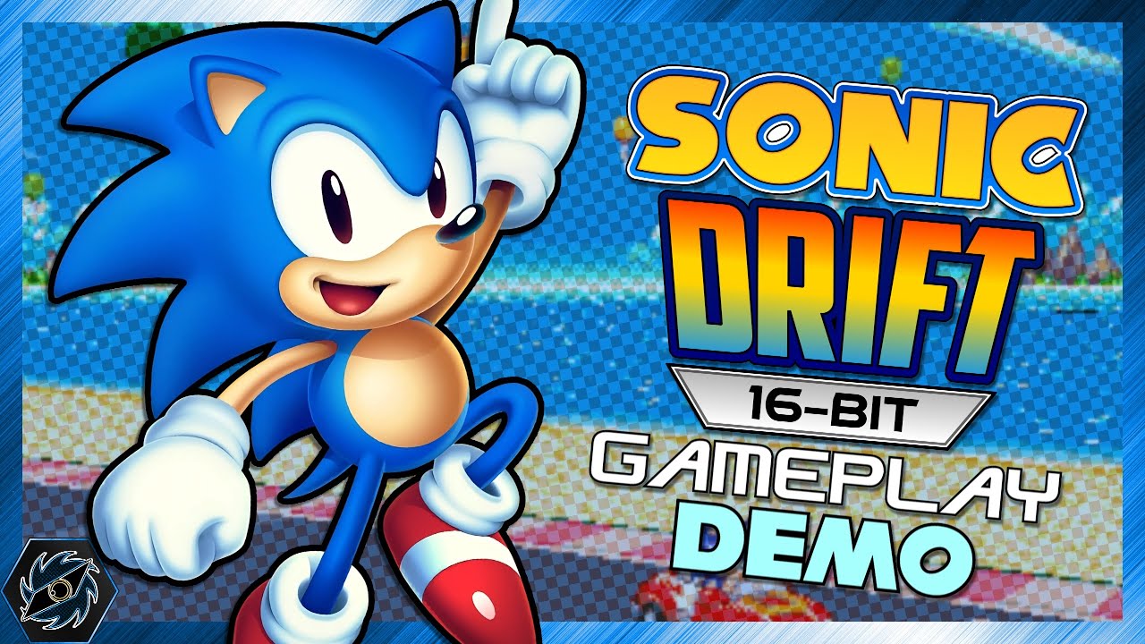 Um fã criou um jogo de corrida do Sonic - Sonic Drift 16 bits