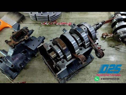 YAMAHA 15HP EXTREME MODIFICATION // CRANKSHAFT FULL MOON DAH SIAP