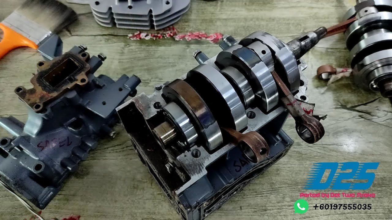YAMAHA 15HP EXTREME MODIFICATION // CRANKSHAFT FULL MOON DAH SIAP