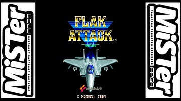 Flak Attack (MiSTer FPGA - Konami) (1440p 60fps)