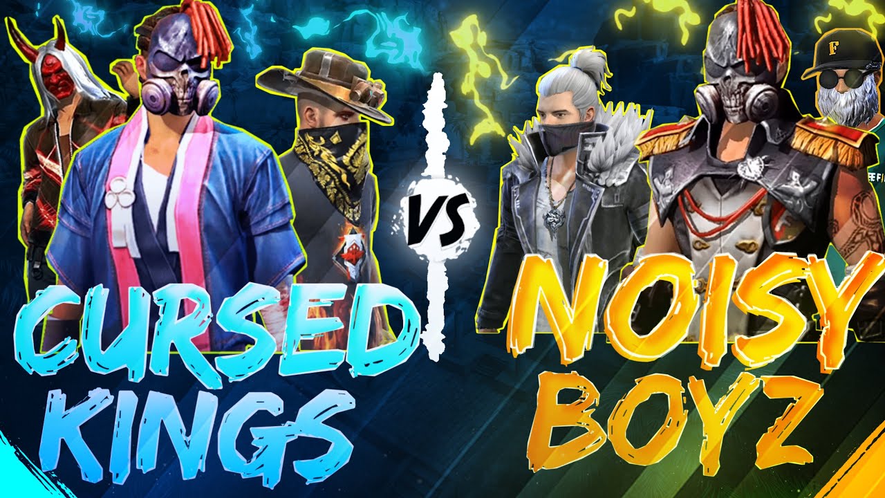 CURSED KINGS VS NOISY BOYZ//BEST OF 3 MATCH//FREE FIRE  LIVE