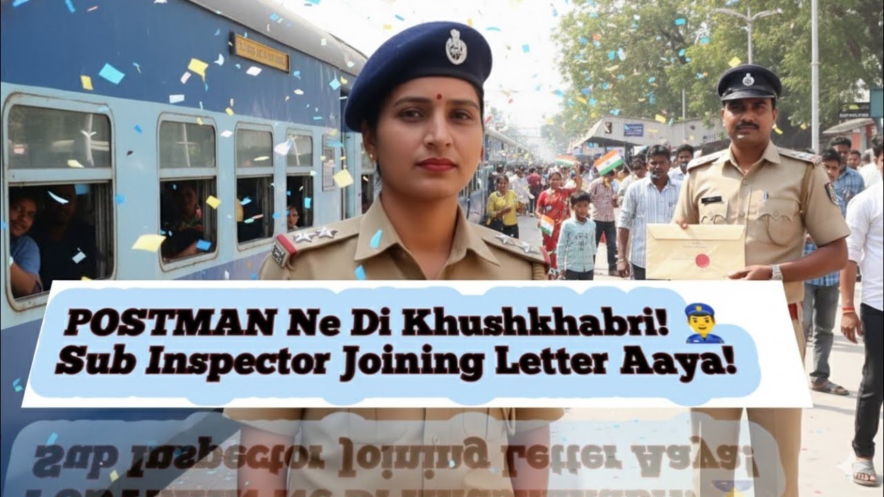 POSTMAN Ne Di Khushkhabri! 👮‍♂️ Sub Inspector Joining( RPF SI) Letter Aaya!