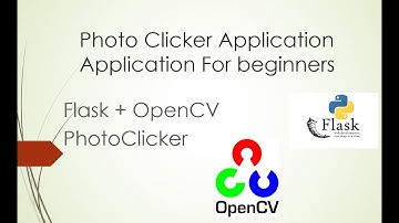 PhotoClicker with flask to generate frames  (OpenCV + Flask)