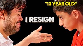 13-year-old cannot believe he just beat Hikaru Nakamura | World Teams Blitz 2025