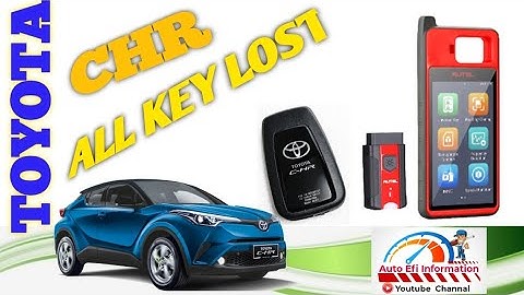 autel km100 all key lost toyota chr / via obd chr all key missing problam important video