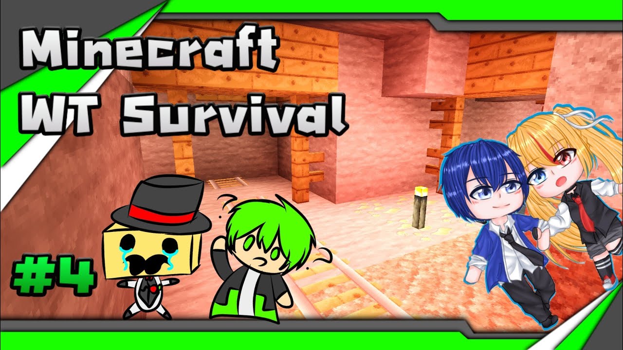 [Minecraft WT Survival] #4 เหมืองรถไฟและความบรรเทิงของสองเรา Ft.AUZ ...