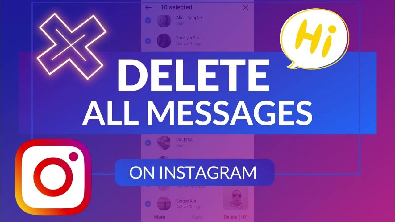 how-to-delete-all-instagram-messages-at-once-youtube